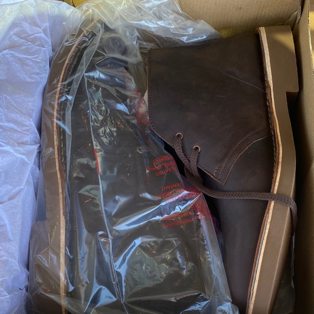 Clarks Dark Brown Chukka Boots